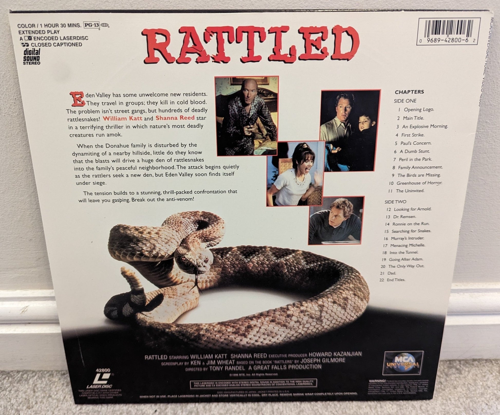 Rattled (1996) Laserdisc NTSC - Flippin Retro Video Shop