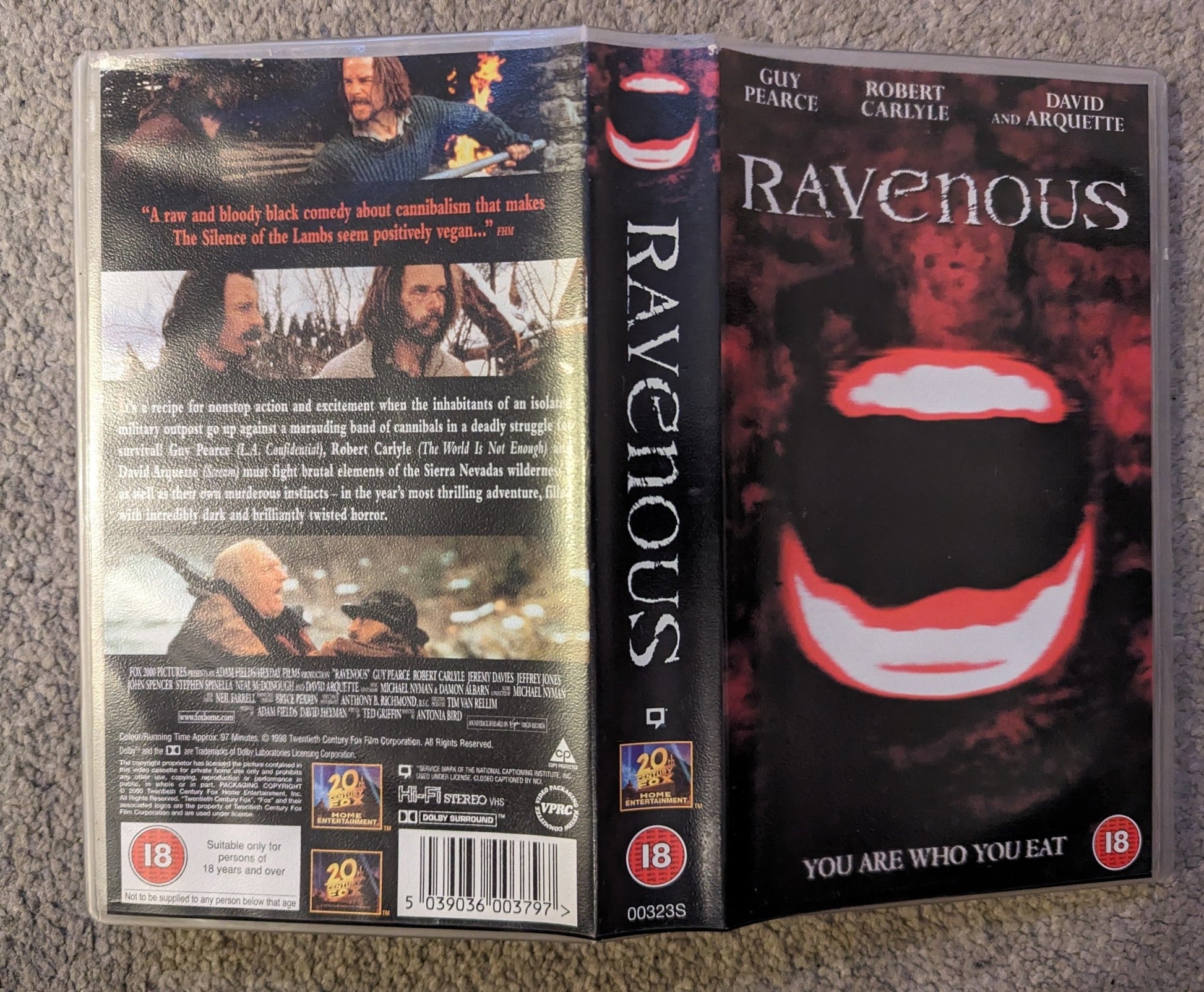 Ravenous (1999) VHS Video - Flippin Retro Video Shop