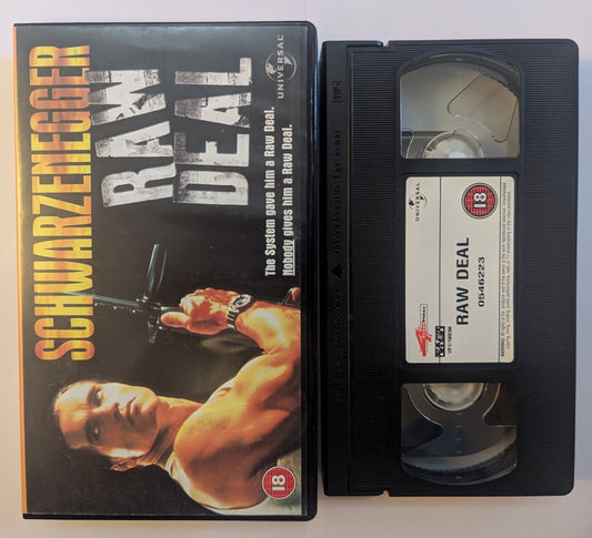 Raw Deal (1986) VHS Video 4Front - Flippin Retro Video Shop