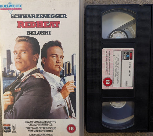 Red Heat (1988) VHS Video - Flippin Retro Video Shop