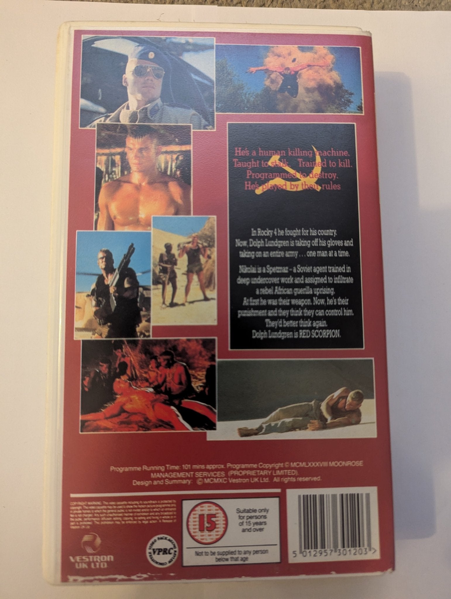 Red Scorpion (1988) VHS Video - Flippin Retro