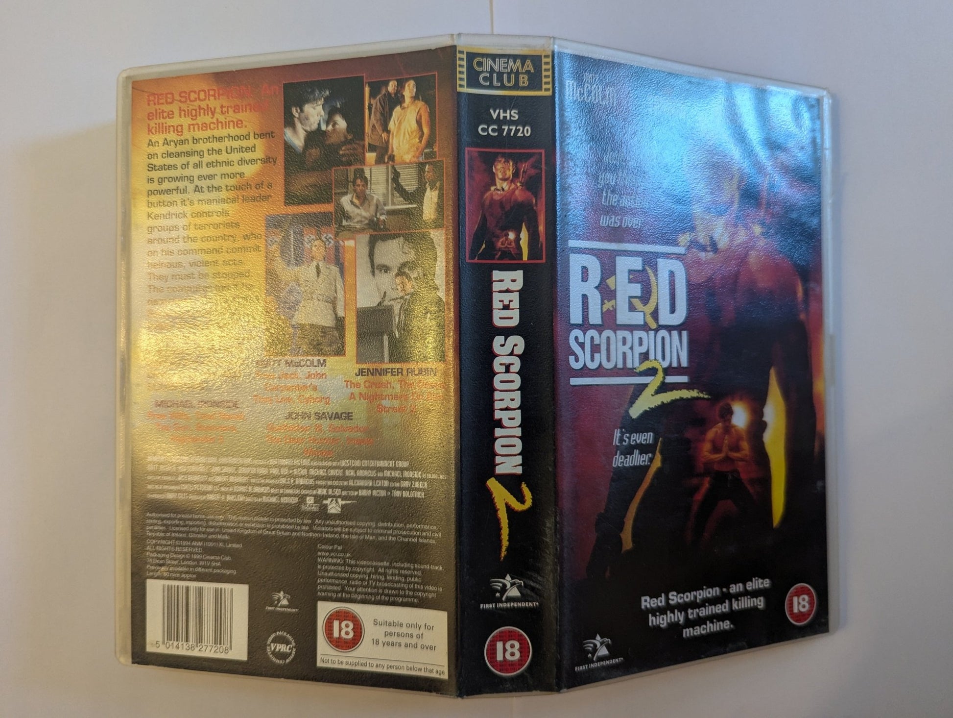 Red Scorpion 2 (1994) VHS Video - Flippin Retro Video Shop