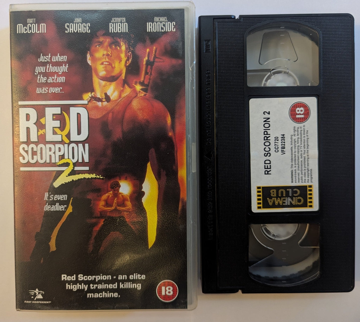 Red Scorpion 2 (1994) VHS Video - Flippin Retro Video Shop