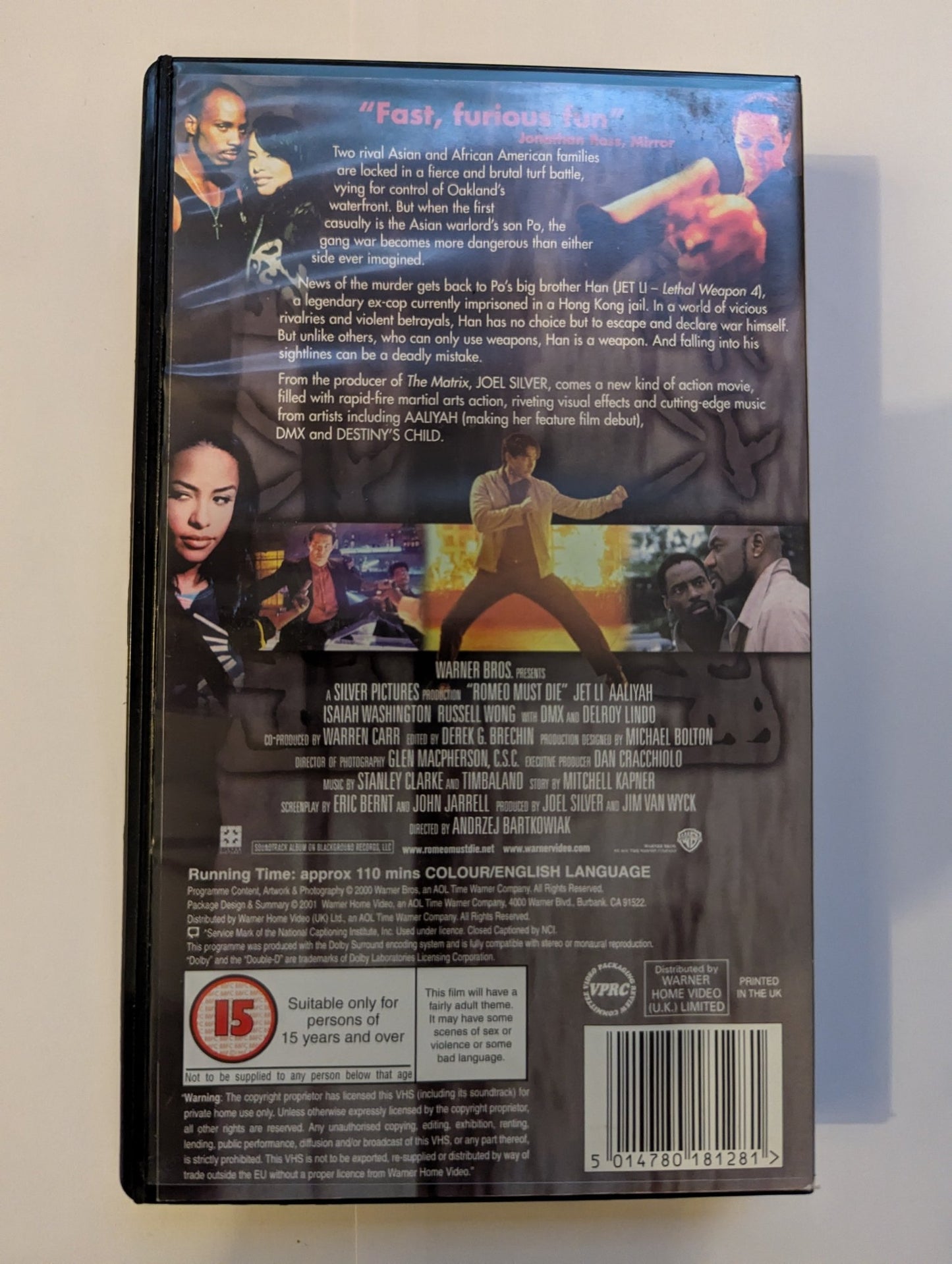 Remeo Must Die (2000) VHS Video - Flippin Retro