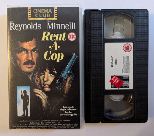 Rent - a - Cop (1987) VHS Video Cinema Club - Flippin Retro Video Shop