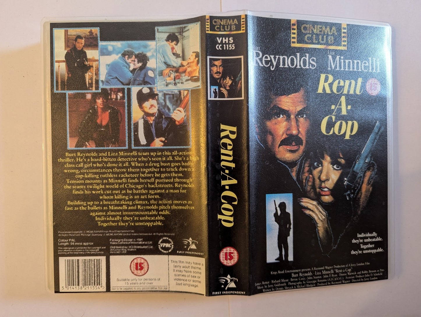 Rent - a - Cop (1987) VHS Video Cinema Club - Flippin Retro Video Shop