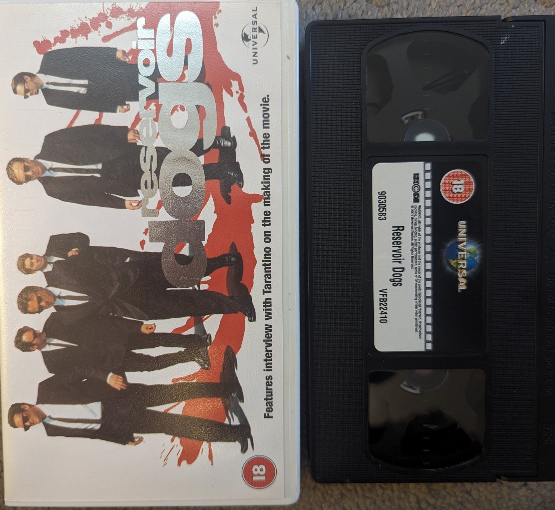 Reservoir Dogs (1992) VHS Video - Flippin Retro Video Shop