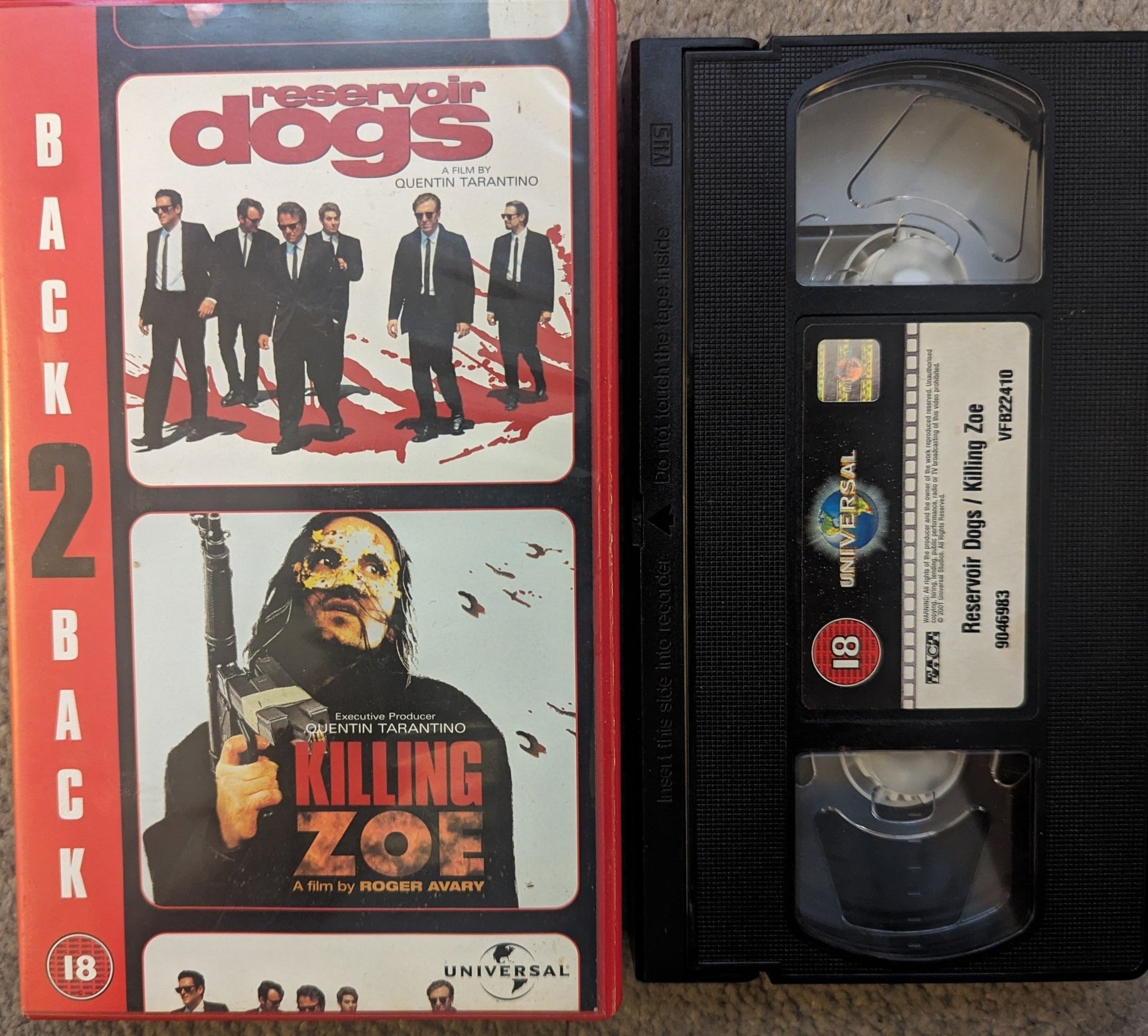 Reservoir Dogs & Killing Zoe VHS Video - Flippin Retro Video Shop