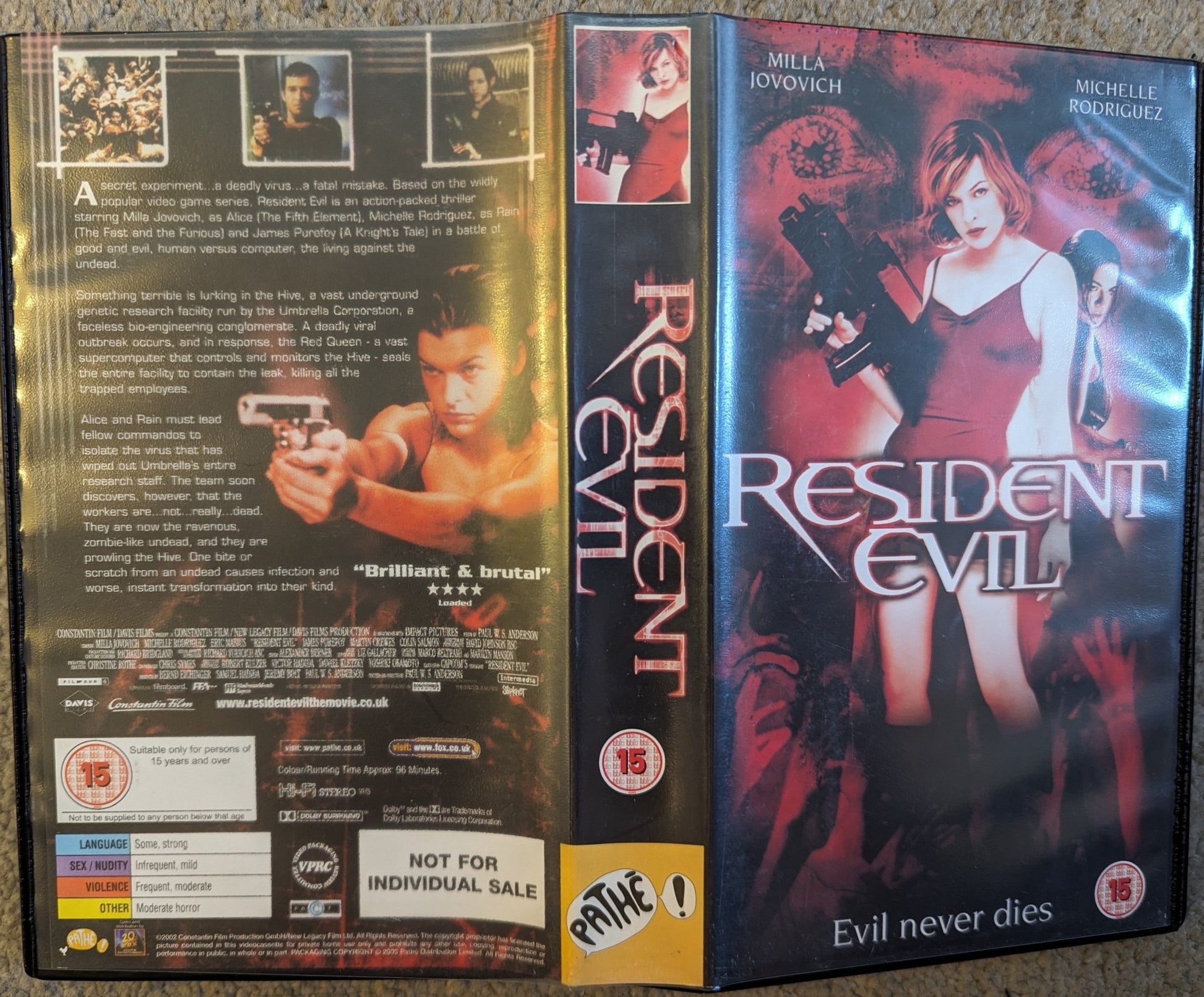 Resident Evil (2002) VHS Video - Flippin Retro Video Shop