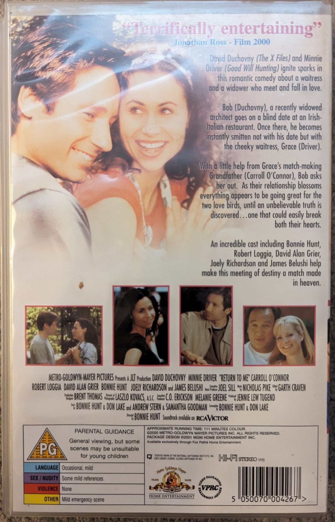 Return To Me (2000) VHS Video Ex Rental - Flippin Retro Video Shop