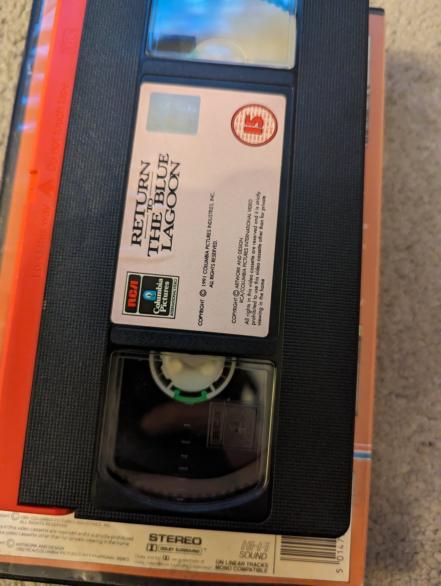 Return To The Blue Lagoon (1991) VHS Video Ex Rental - Flippin Retro Video Shop