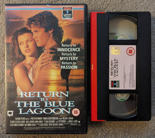 Return To The Blue Lagoon (1991) VHS Video Ex Rental - Flippin Retro Video Shop