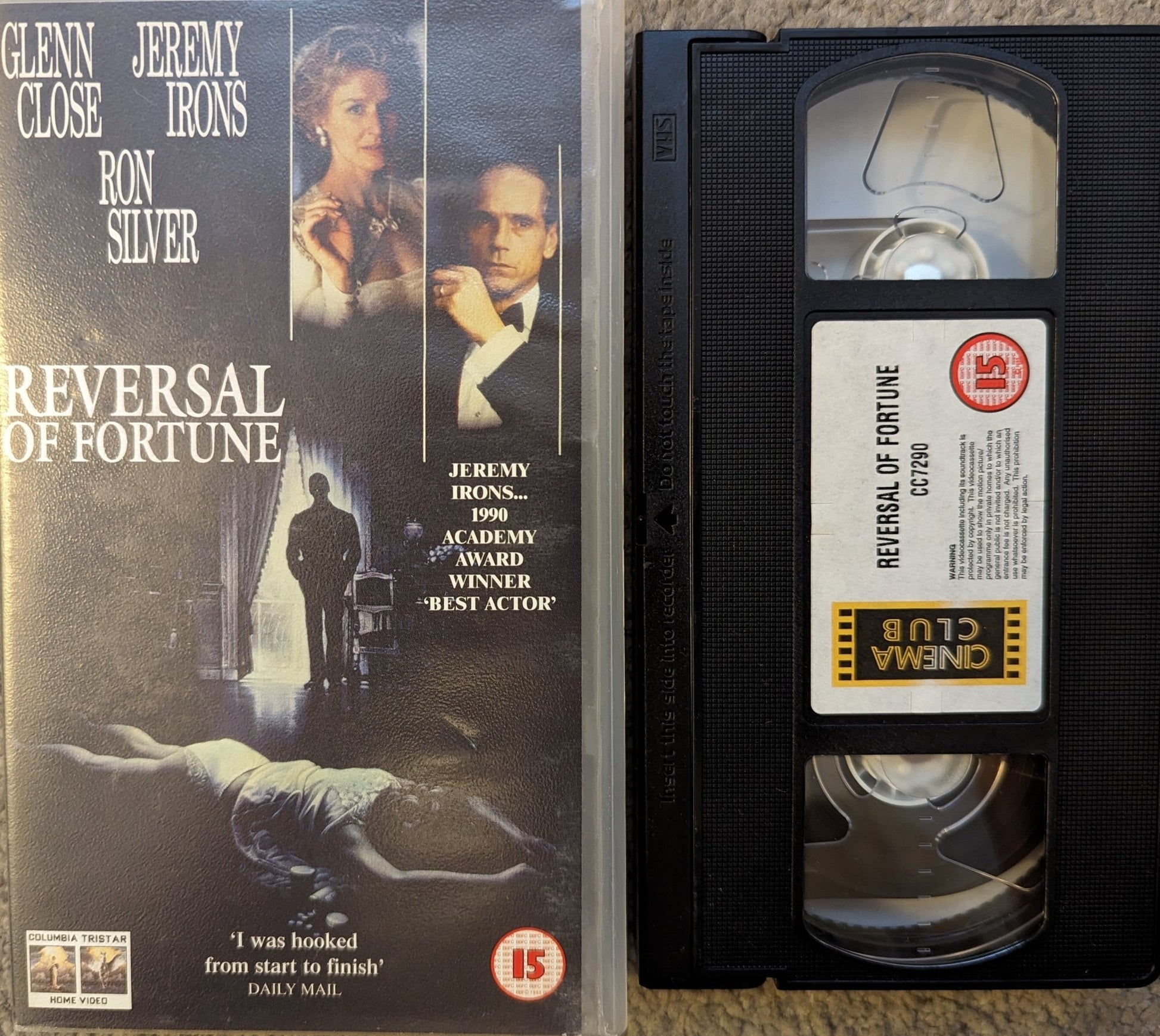 Reversal Of Fortune (1990) VHS Video - Flippin Retro Video Shop