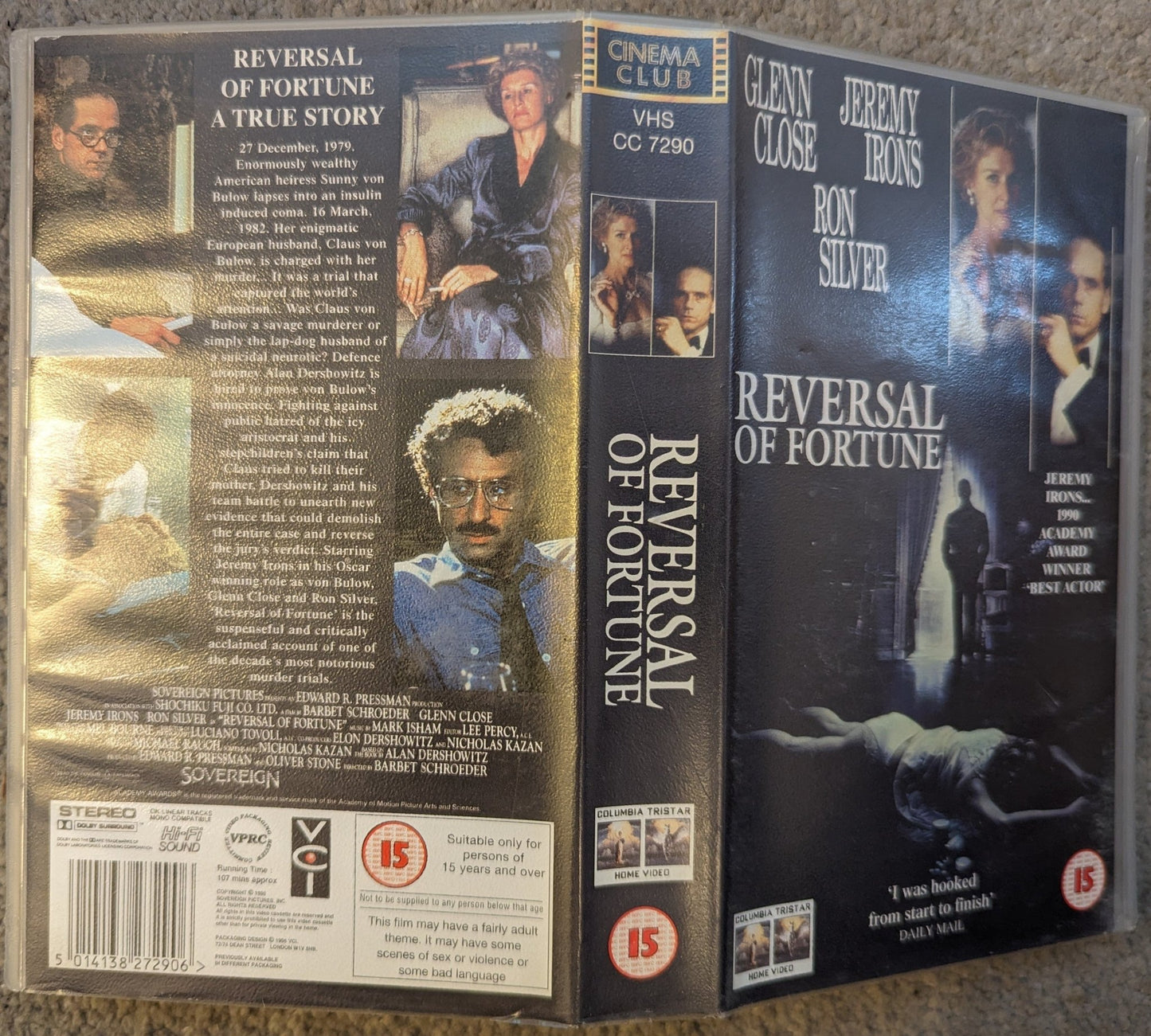 Reversal Of Fortune (1990) VHS Video - Flippin Retro Video Shop