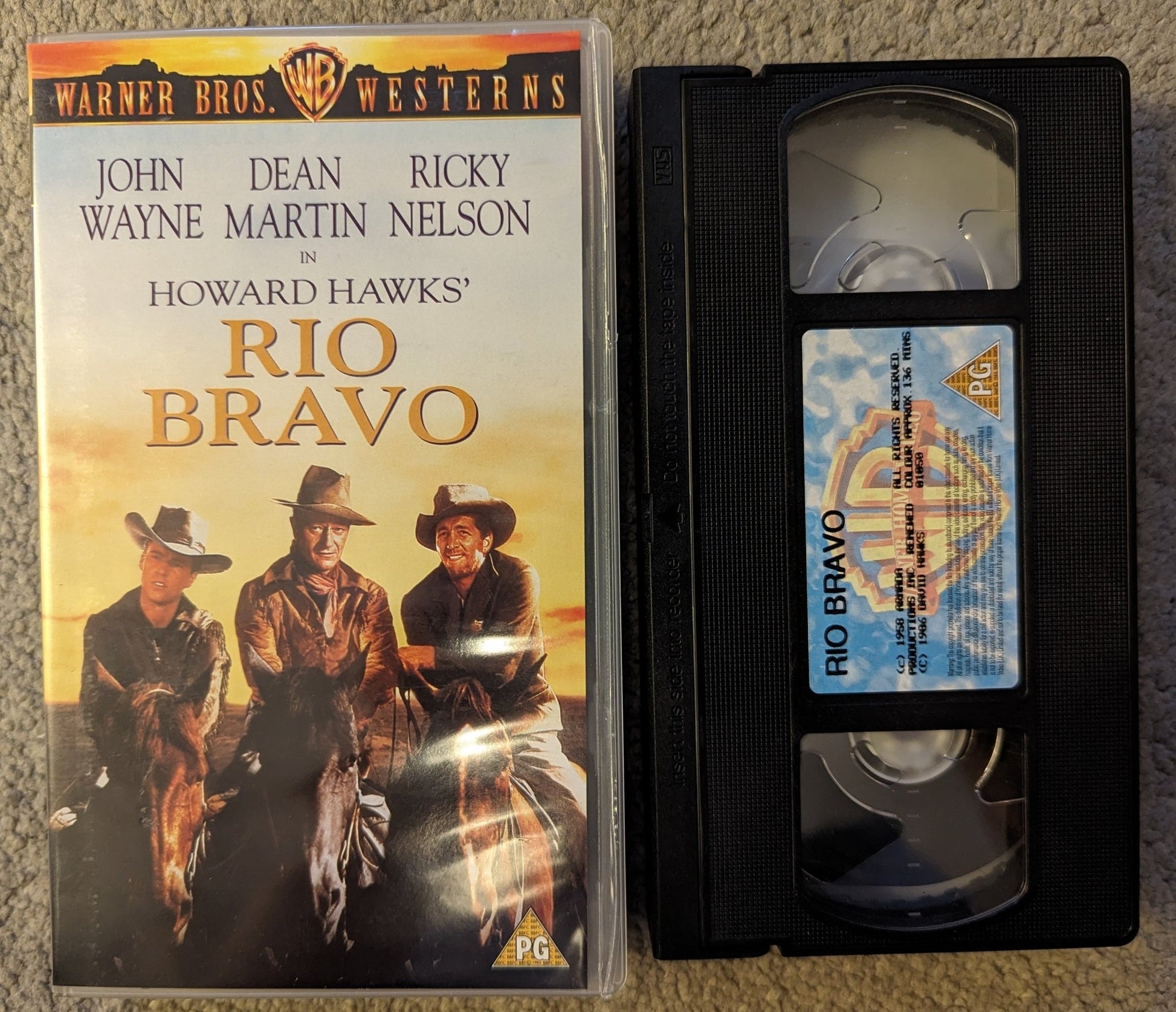 Rio Bravo (1959) VHS Video - Flippin Retro Video Shop