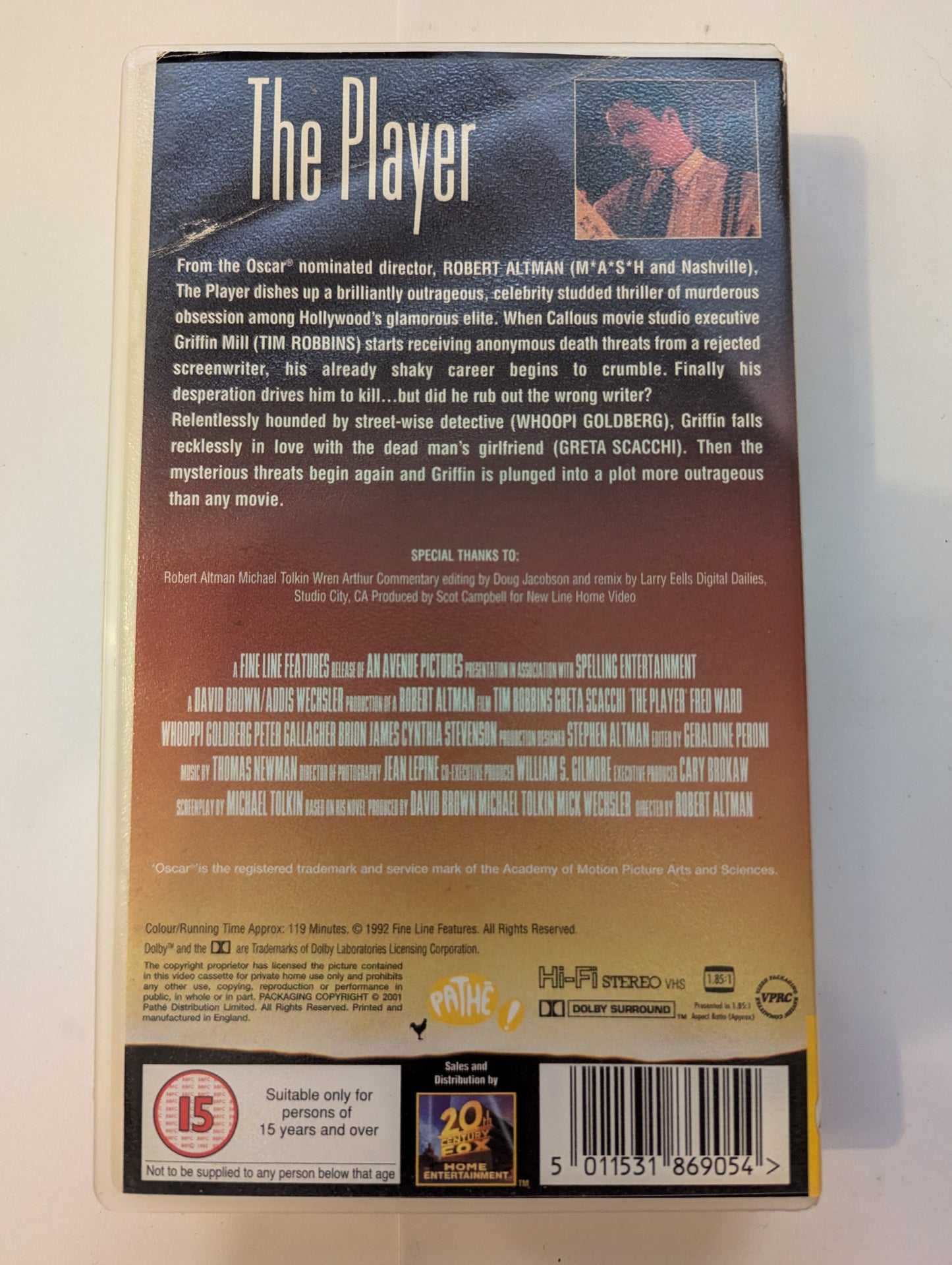 The Player (1992) VHS Video