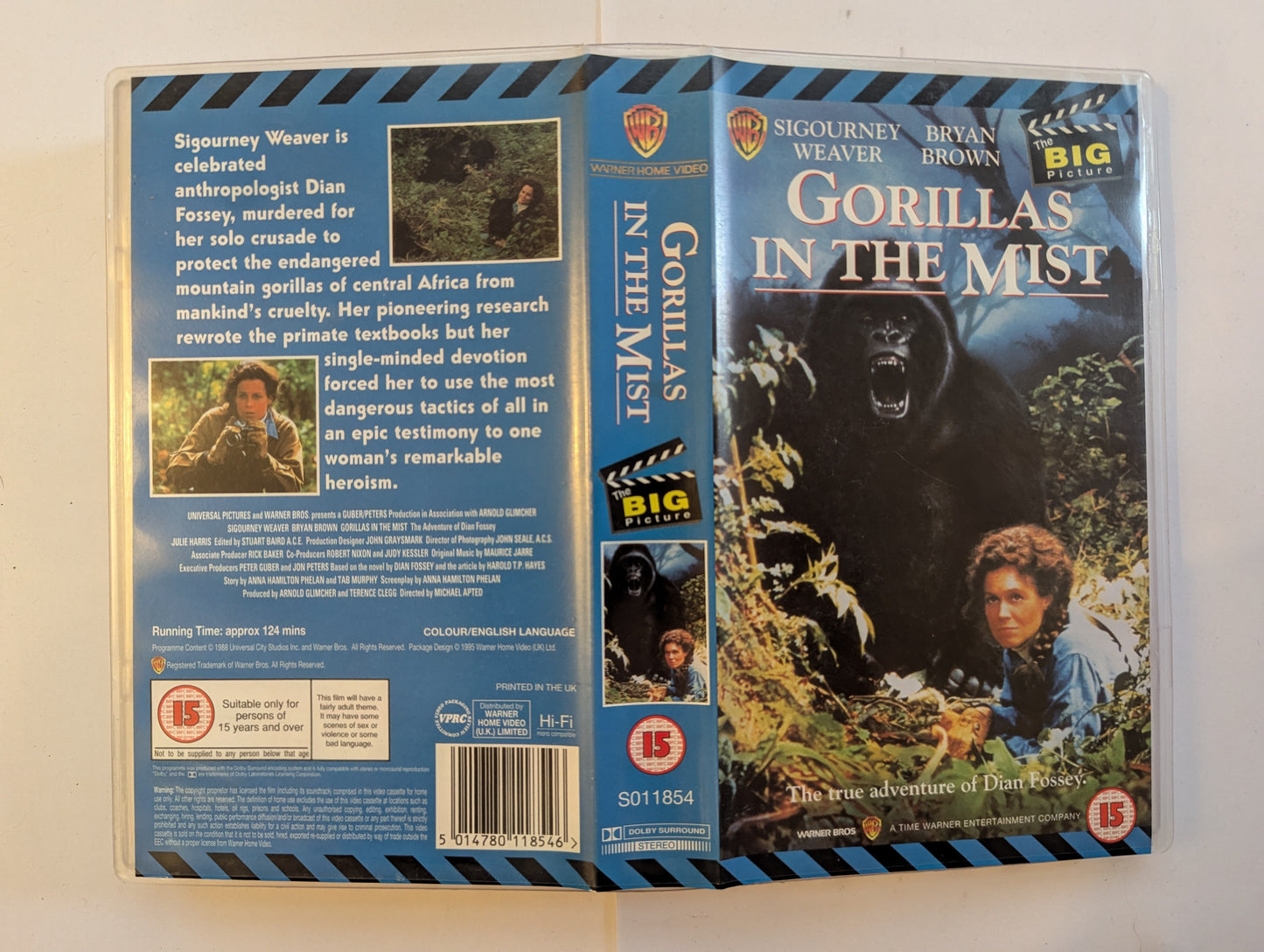 Gorillas In The Mist (1988) VHS Video