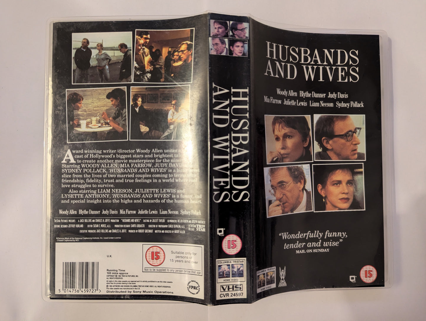 Husbands and Wives (1992) VHS Video