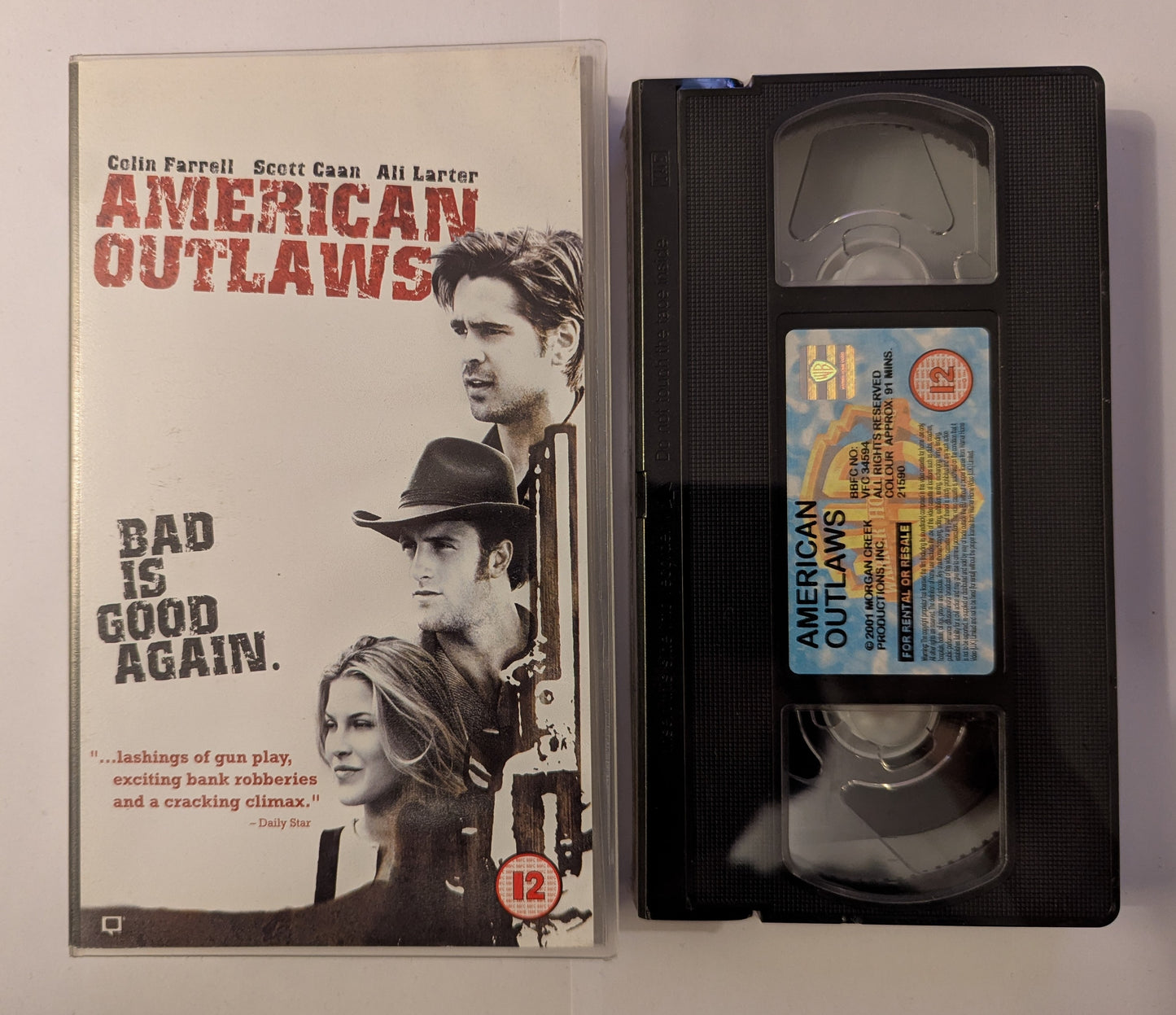 American Outlaws (2001) VHS Video *Sealed*