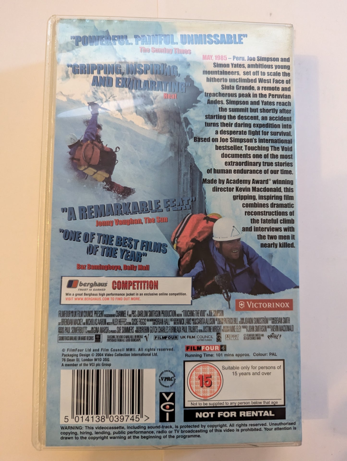 Touching The Void (2003) VHS Video