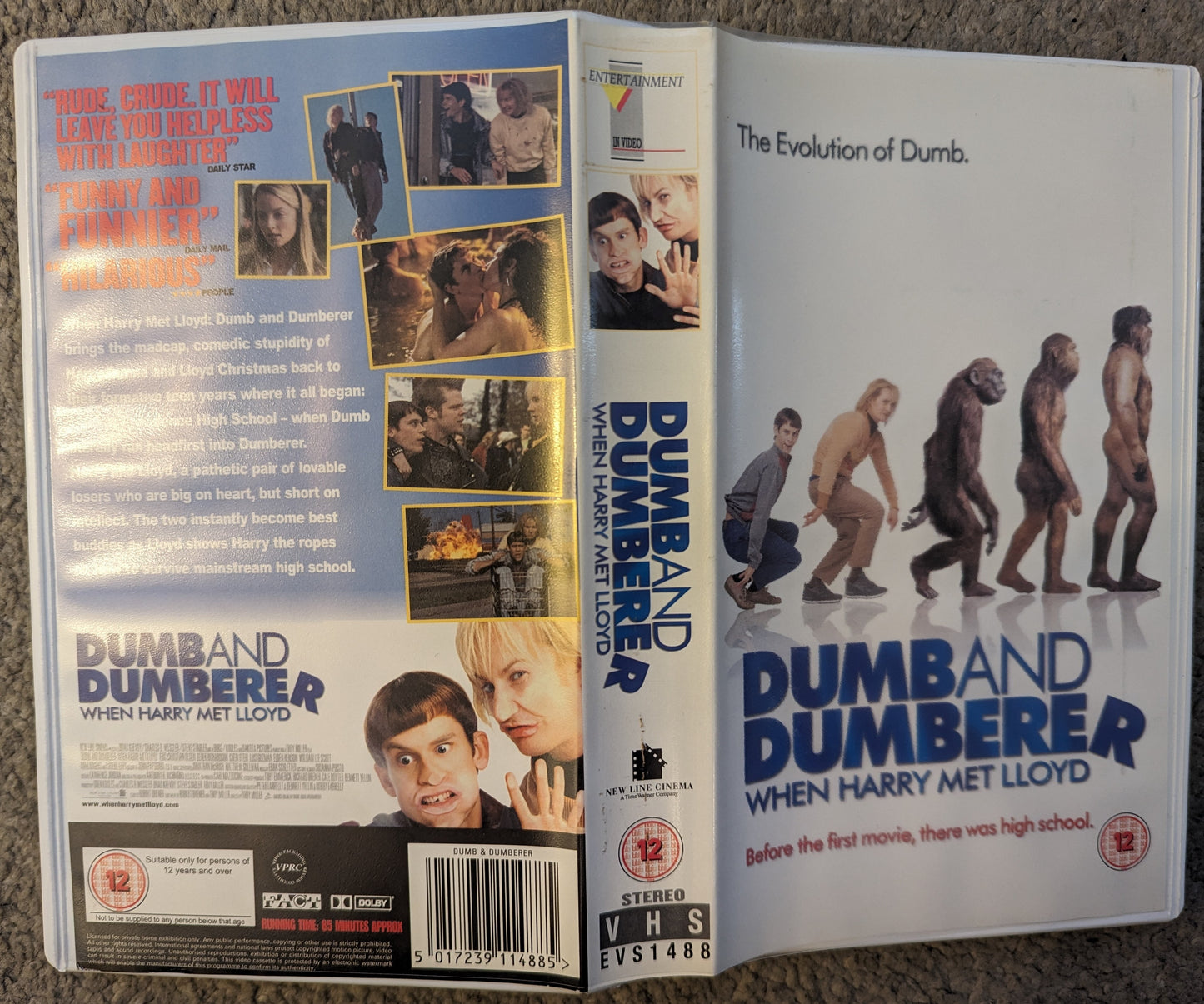 Dumb and Dumberer When Harry Met Lloyd (2003) VHS Video