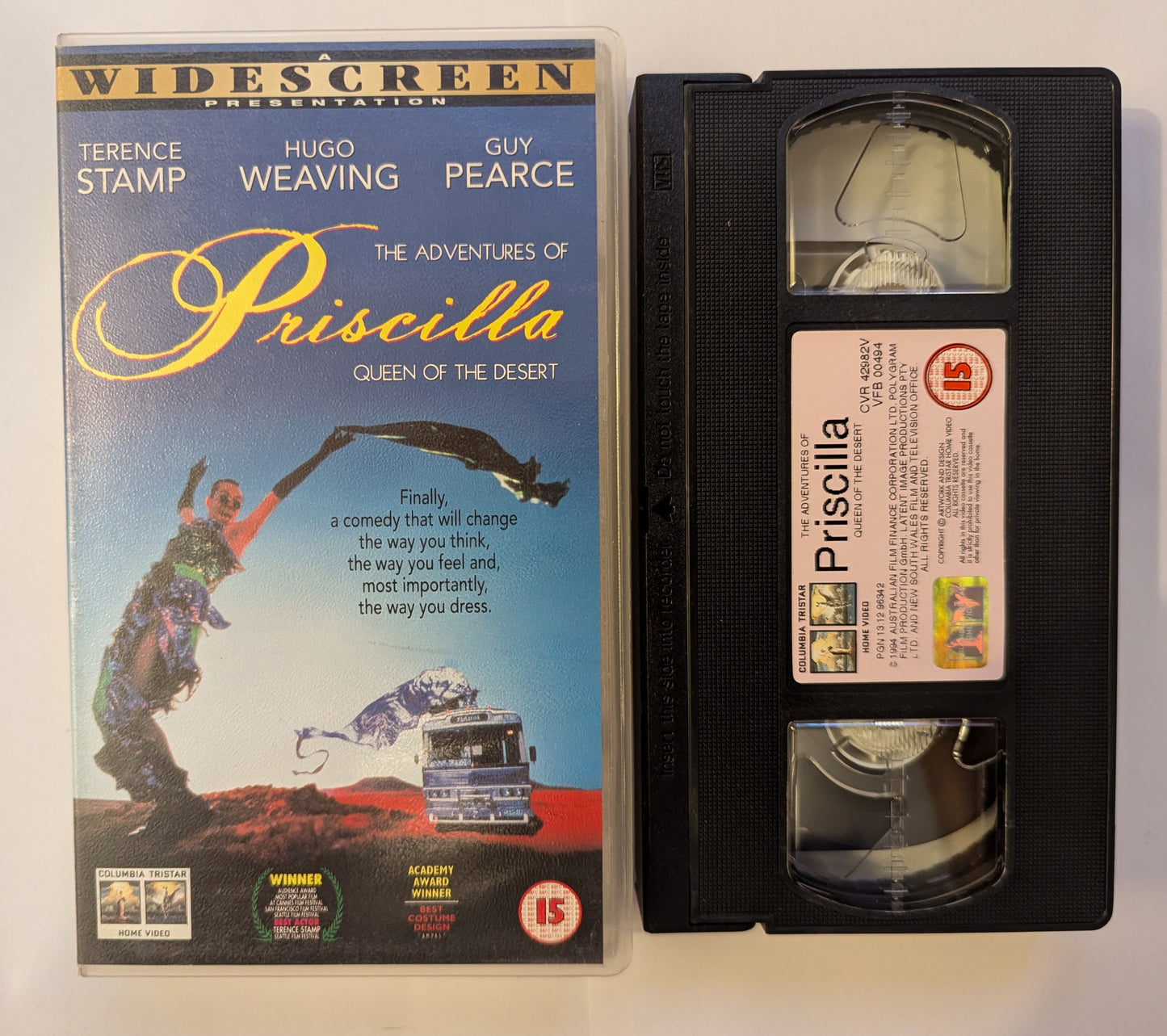 The Adventures Of Priscilla Queen Of The Desert (1994) VHS Video Wide-screen