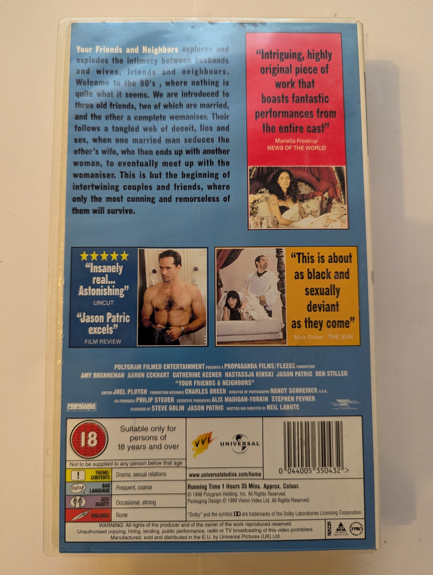 Your Friends & Neighbours (1998) VHS Video