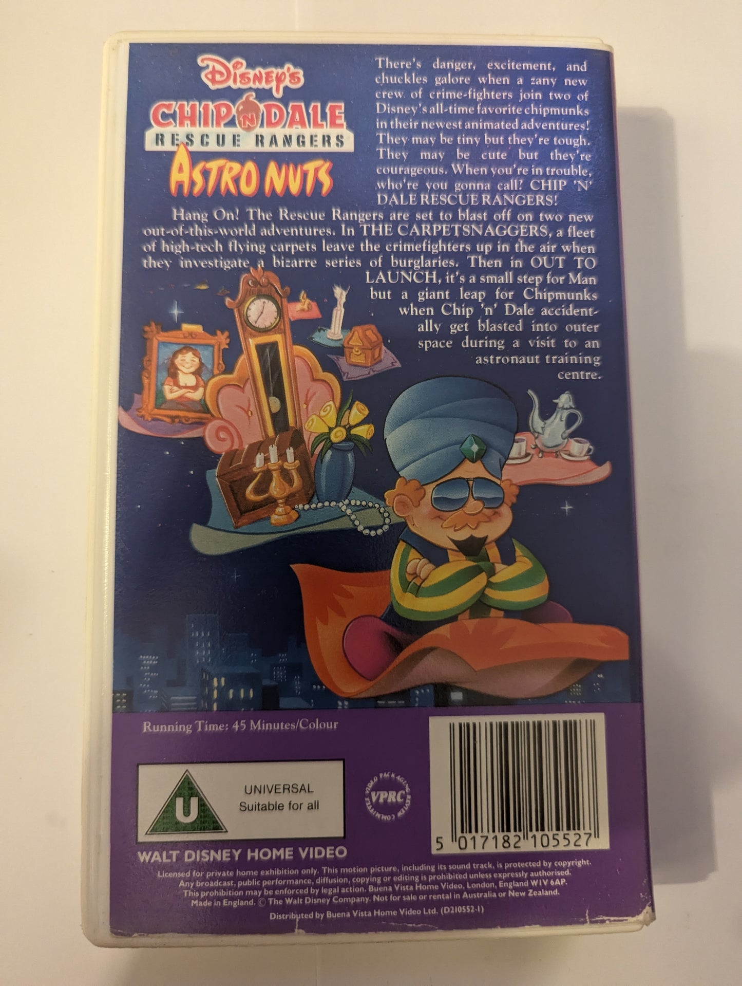 Chip N Dale Rescue Rangers Astro Nut VHS Video