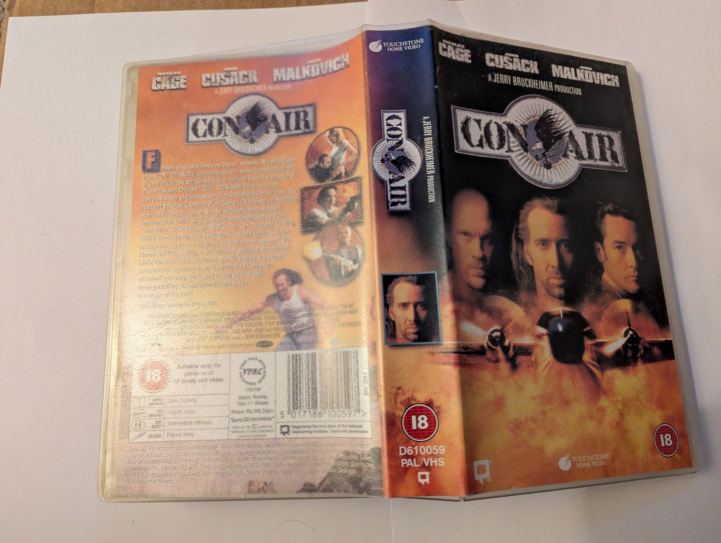 Con Air (1997) VHS Video