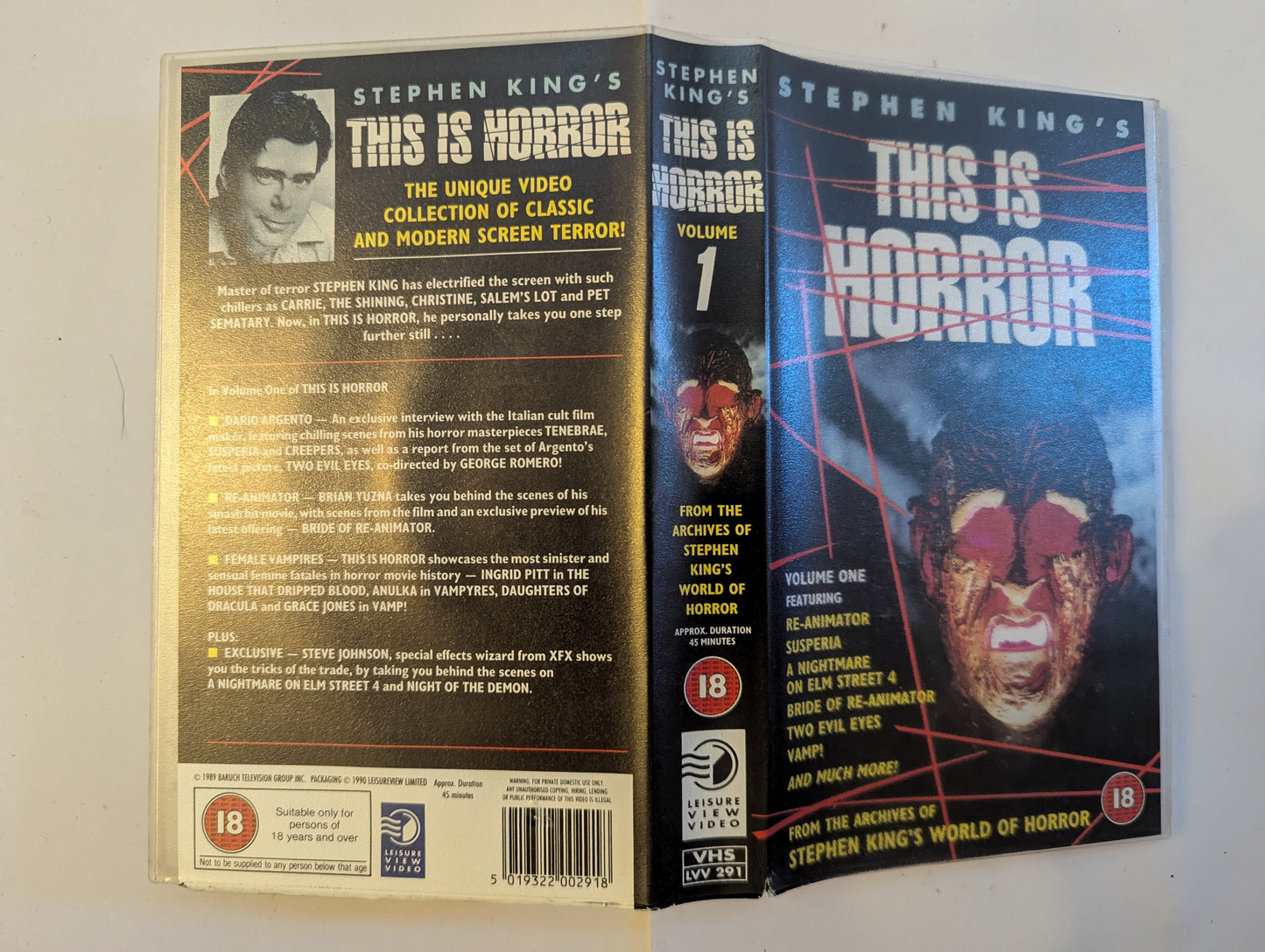 Stephen King's This Is Horror Vol 1 VHS Video