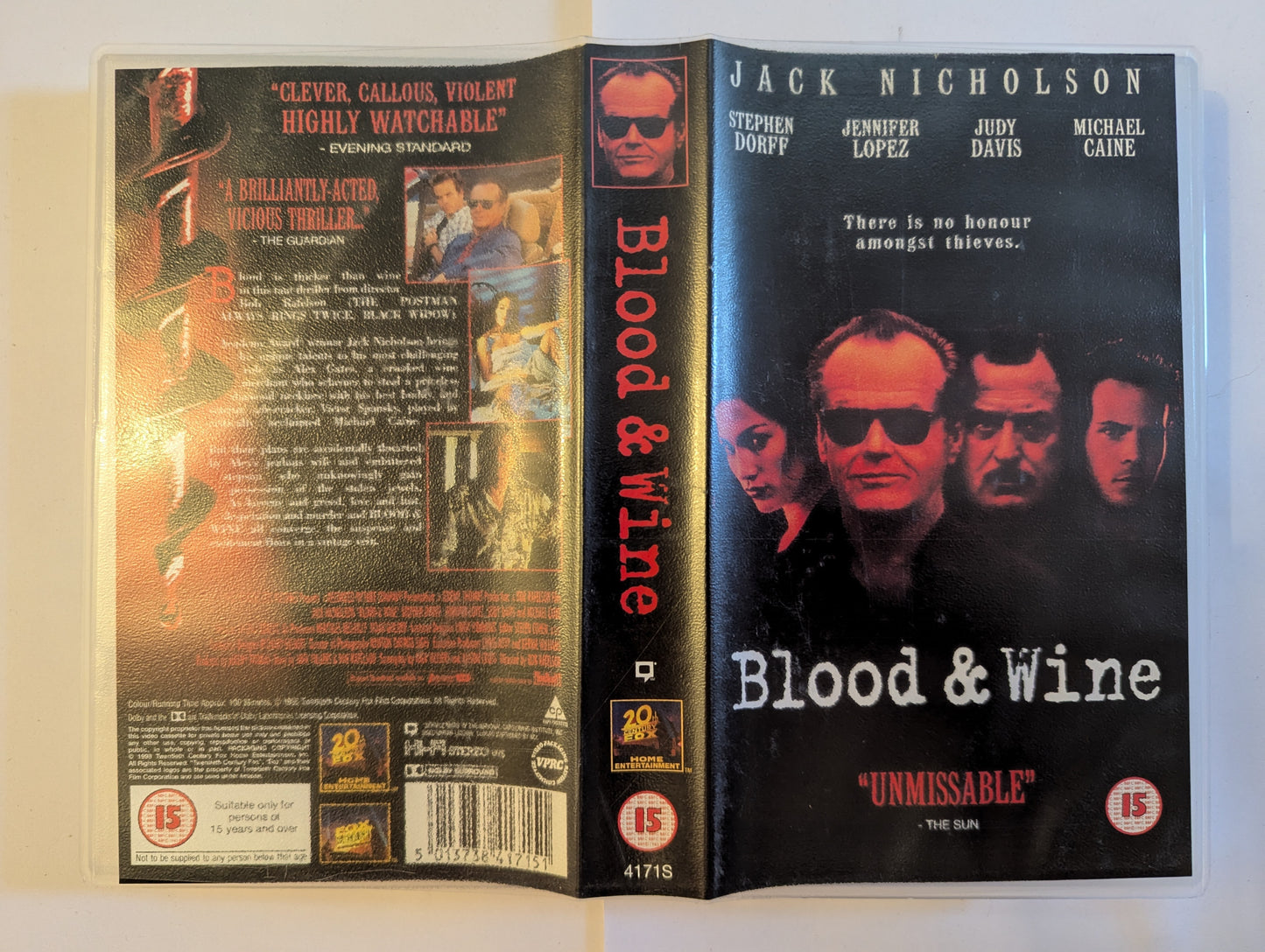 Blood & Wine (1996) VHS Video *Sealed*