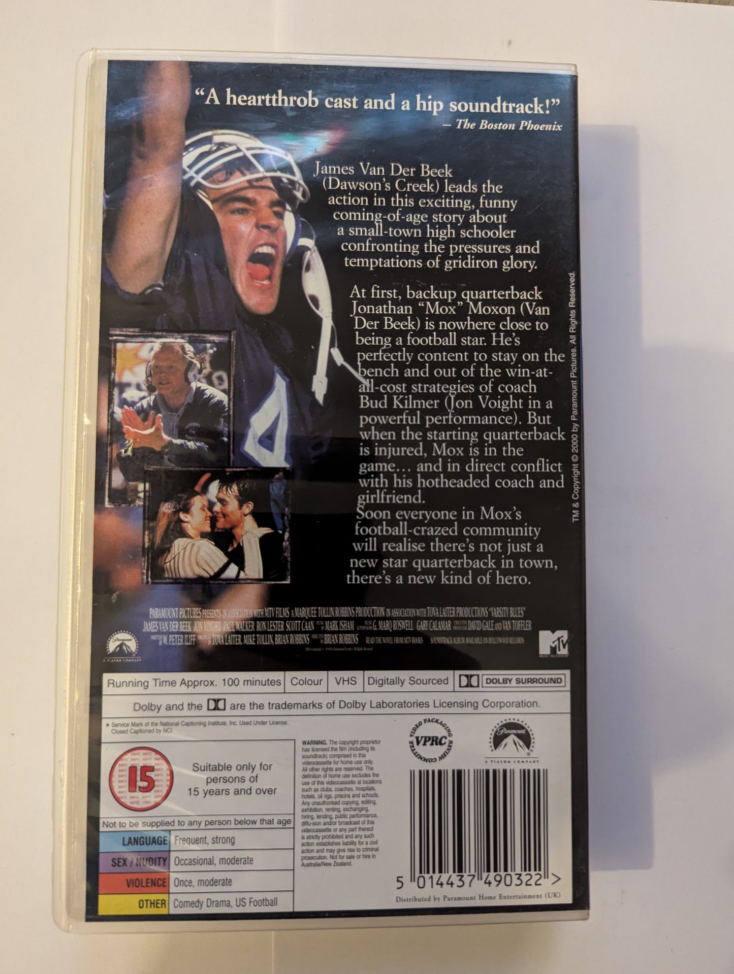 Varsity Blues (1999) VHS Video