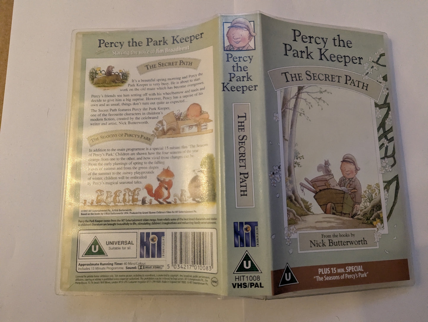 Percy The Park Keeper The Secret Path VHS Video