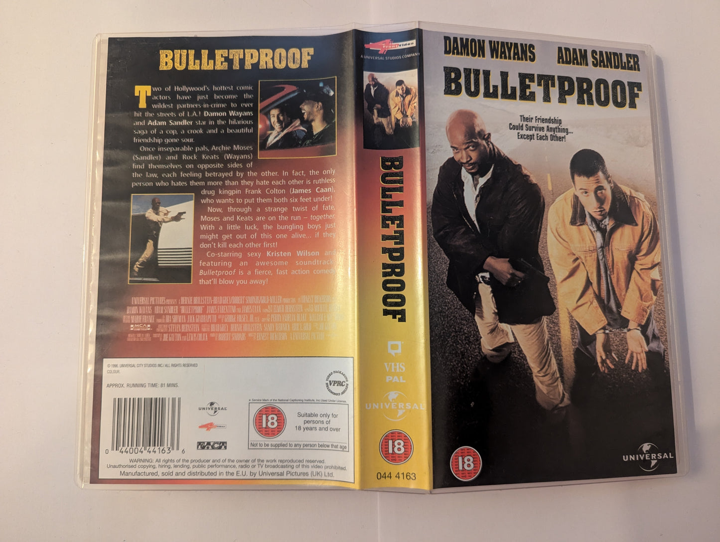 Bulletproof (1996) VHS Video