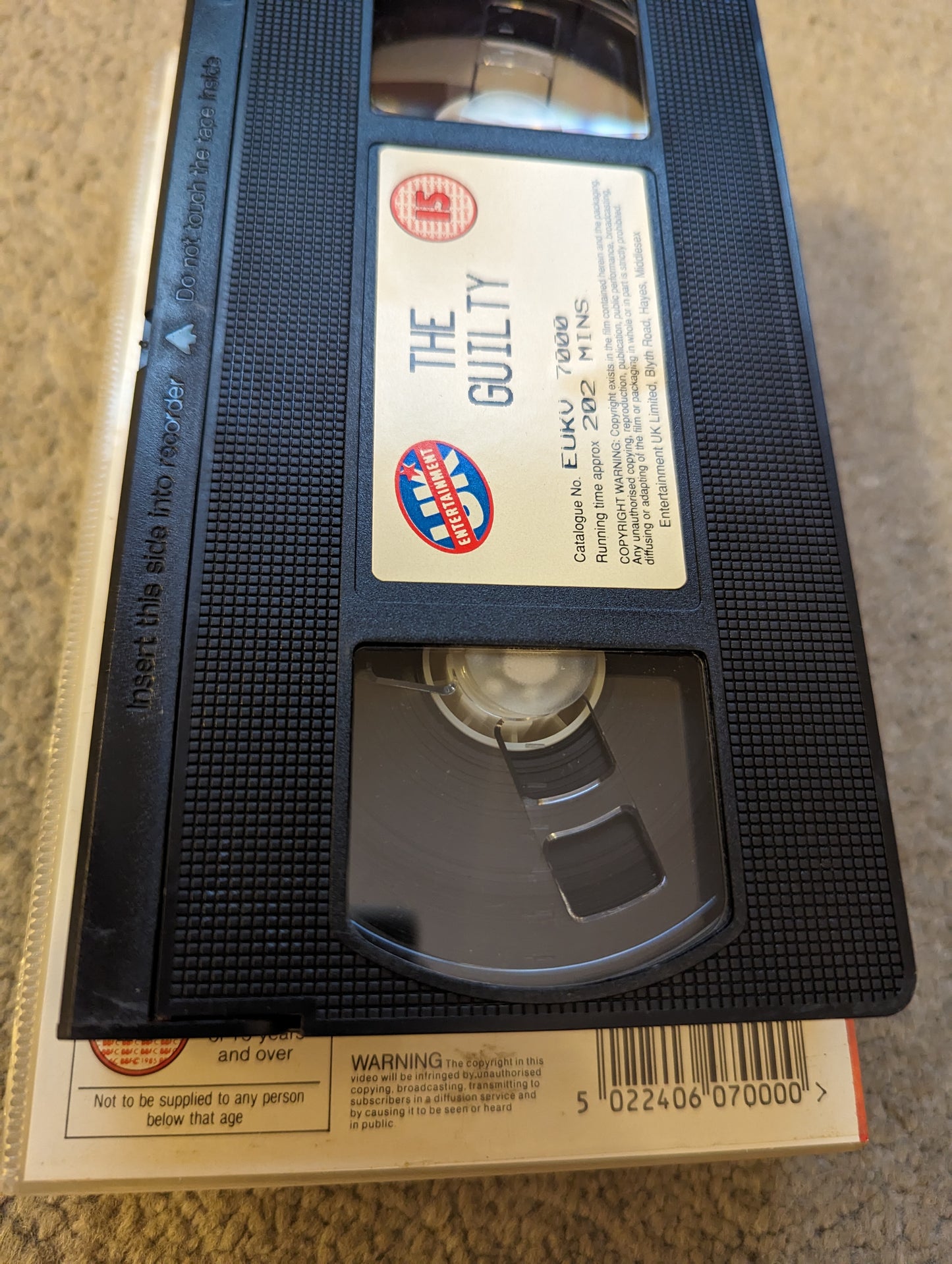 The Guilty (1992) VHS Video