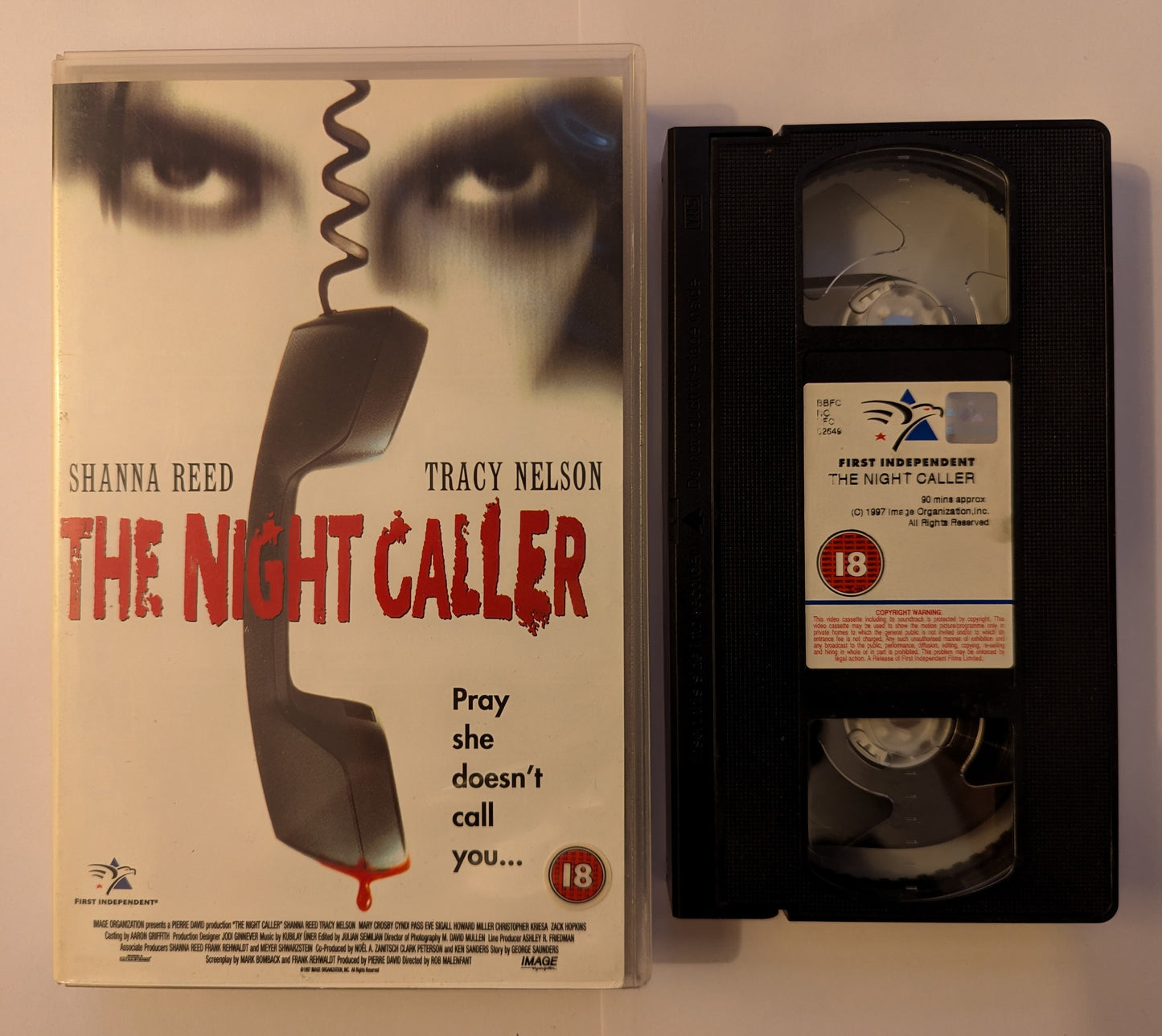 The Night Caller (1998) VHS Video Ex Rental