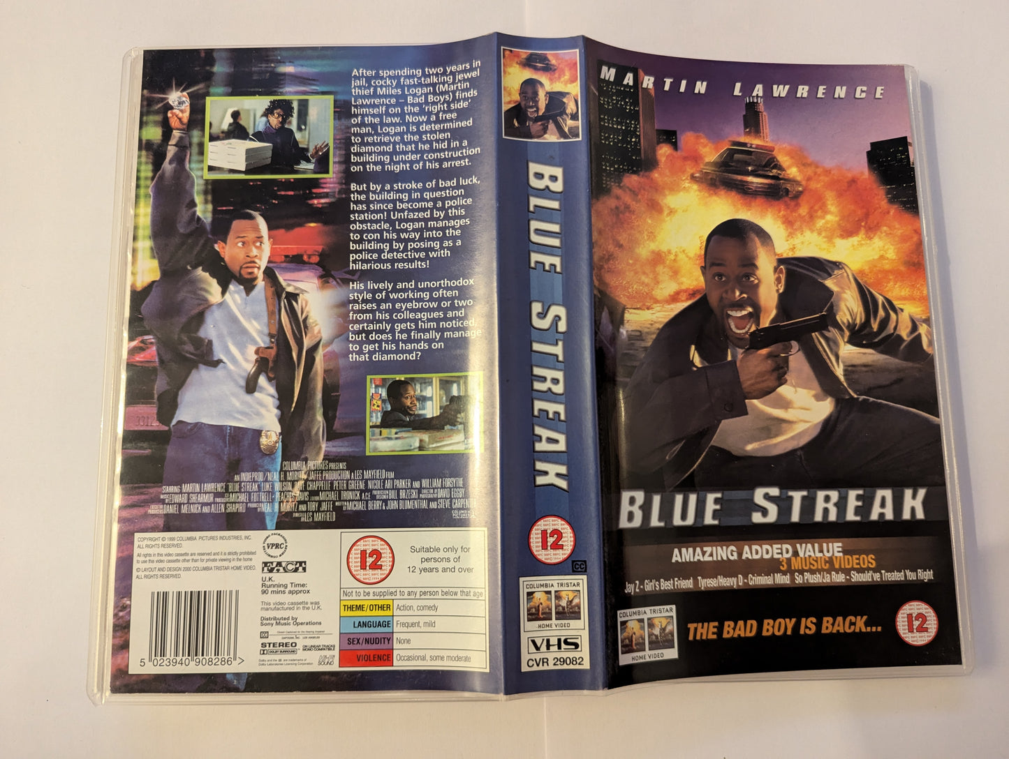 Blue Streak (1999) VHS Video