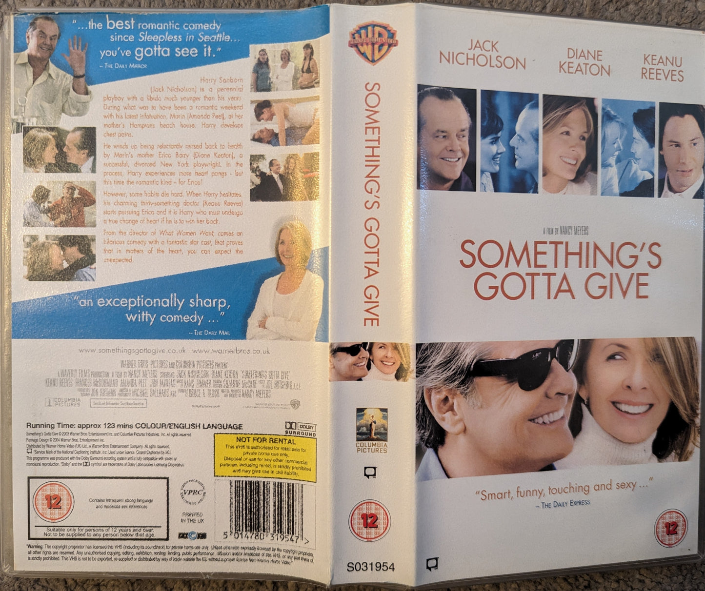 Something's Gotta Give (2003) VHS Video