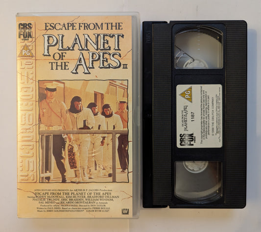 Escape From The Planet Of The Apes (1971) VHS Video