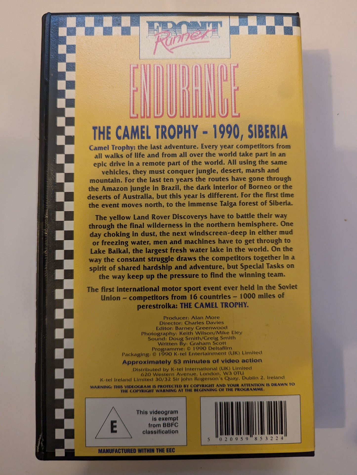 Camel Trophy 1990 Siberia - U.S.S.R VHS Video