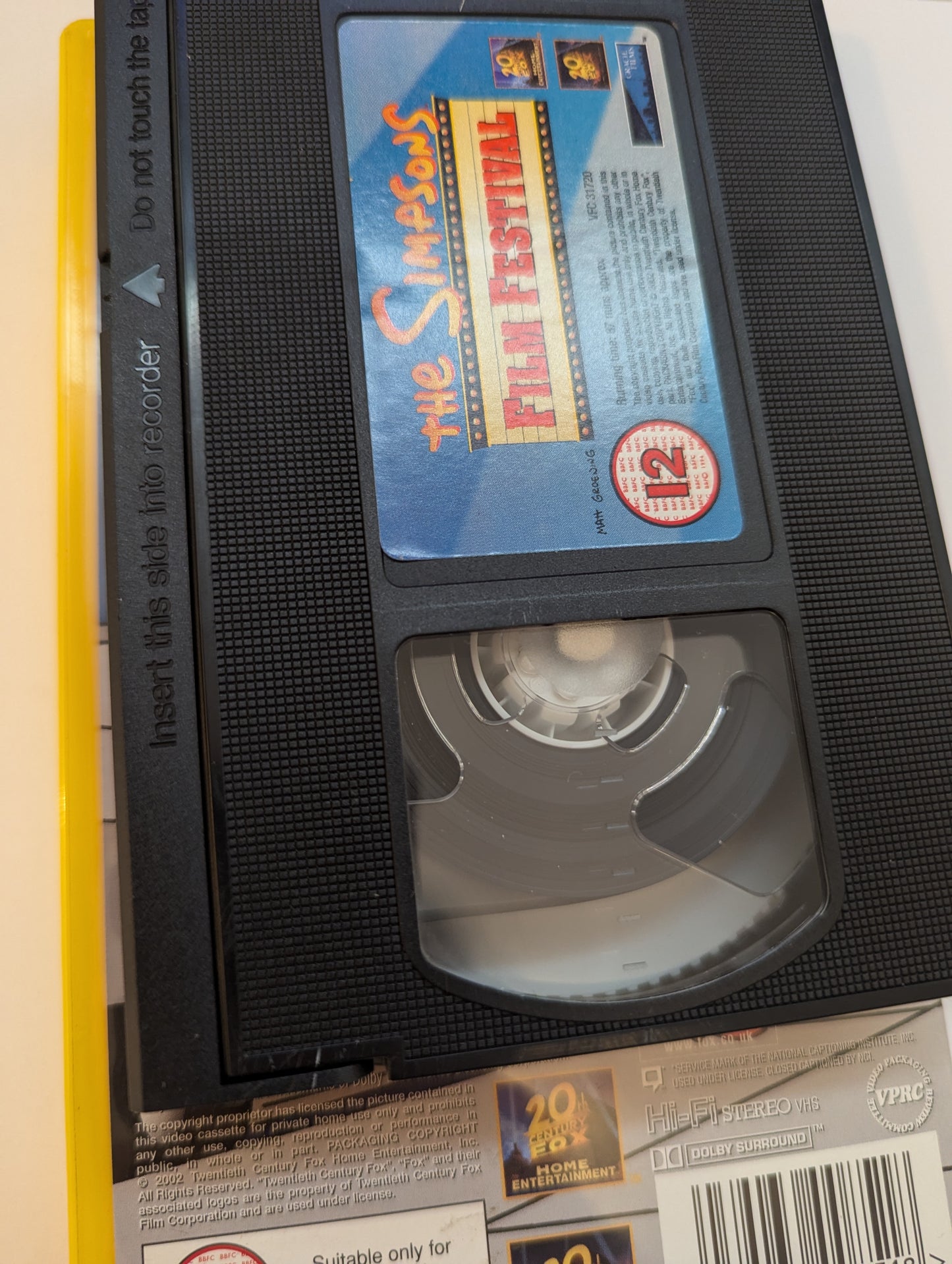 The Simpsons Film Festival (2002) VHS Video