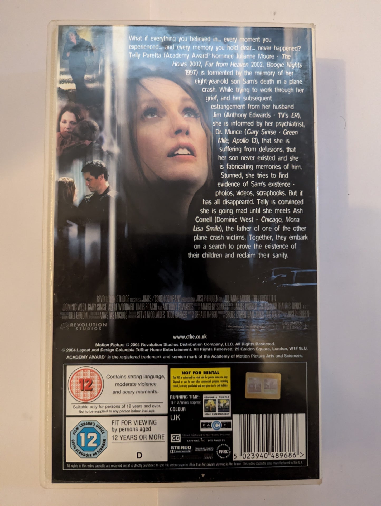 The Forgotten (2004) VHS Video