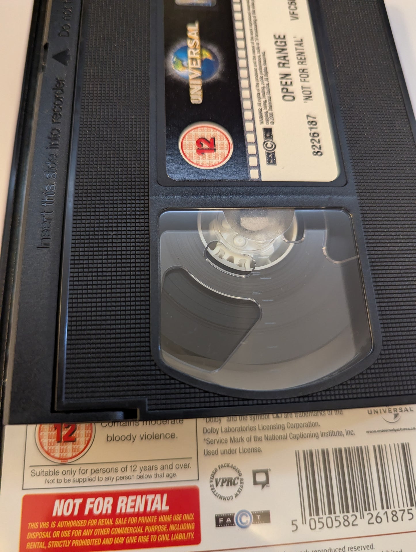 Open Range (2003) VHS Video