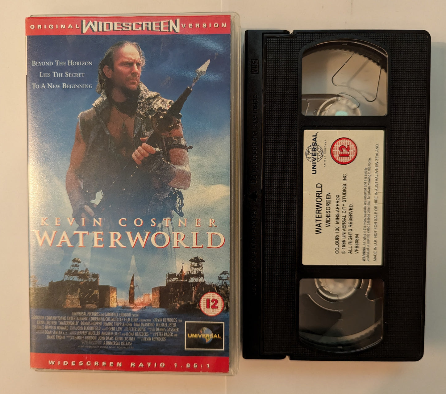 Waterworld (1995) VHS Video Wide-screen