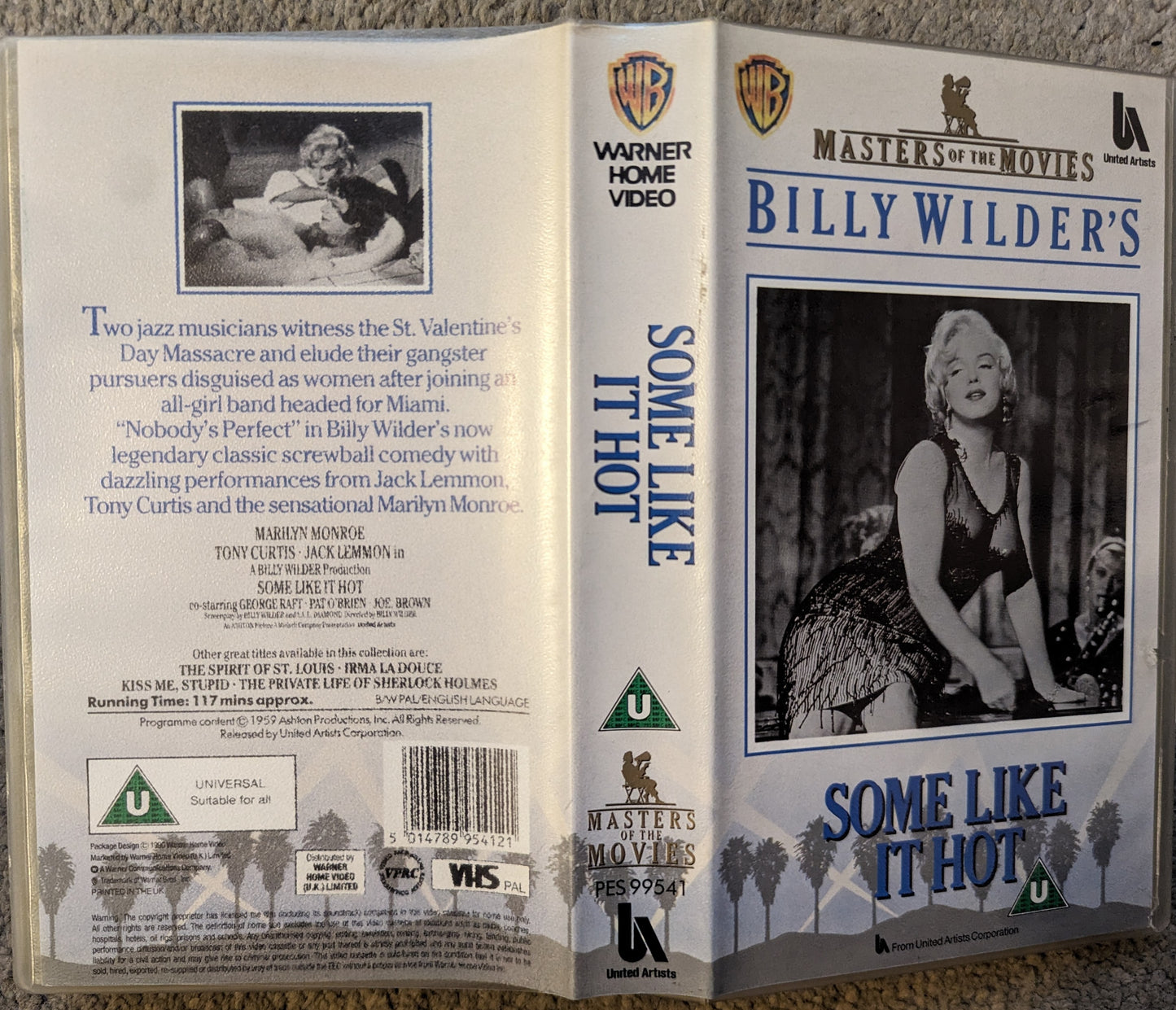 Some Like It Hot (1959) VHS Video