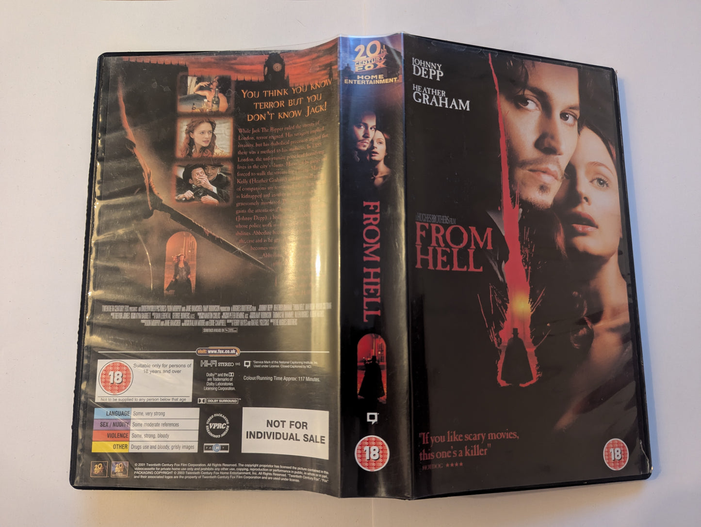 From Hell (2001) VHS Video