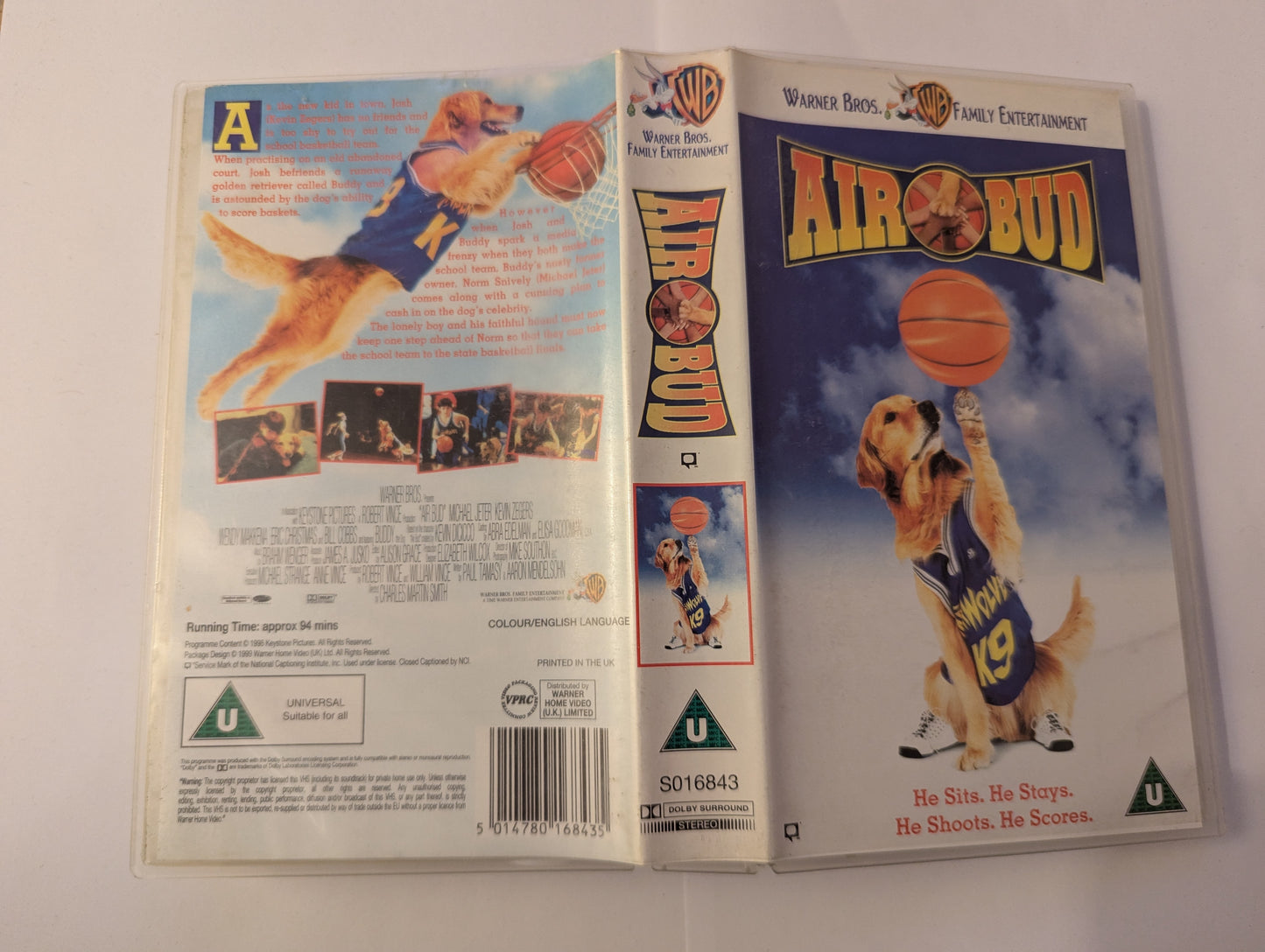 Air Bud (1997) VHS Video