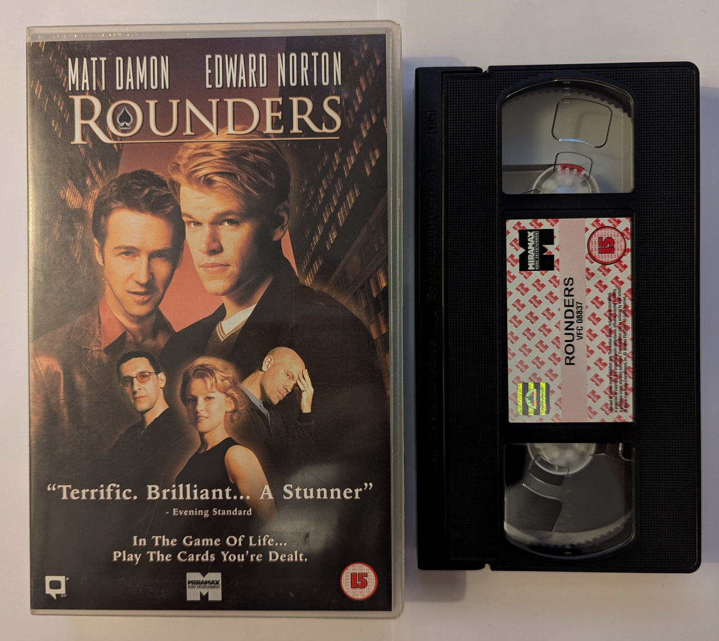 Rounders (1998) VHS Video Ex Rental