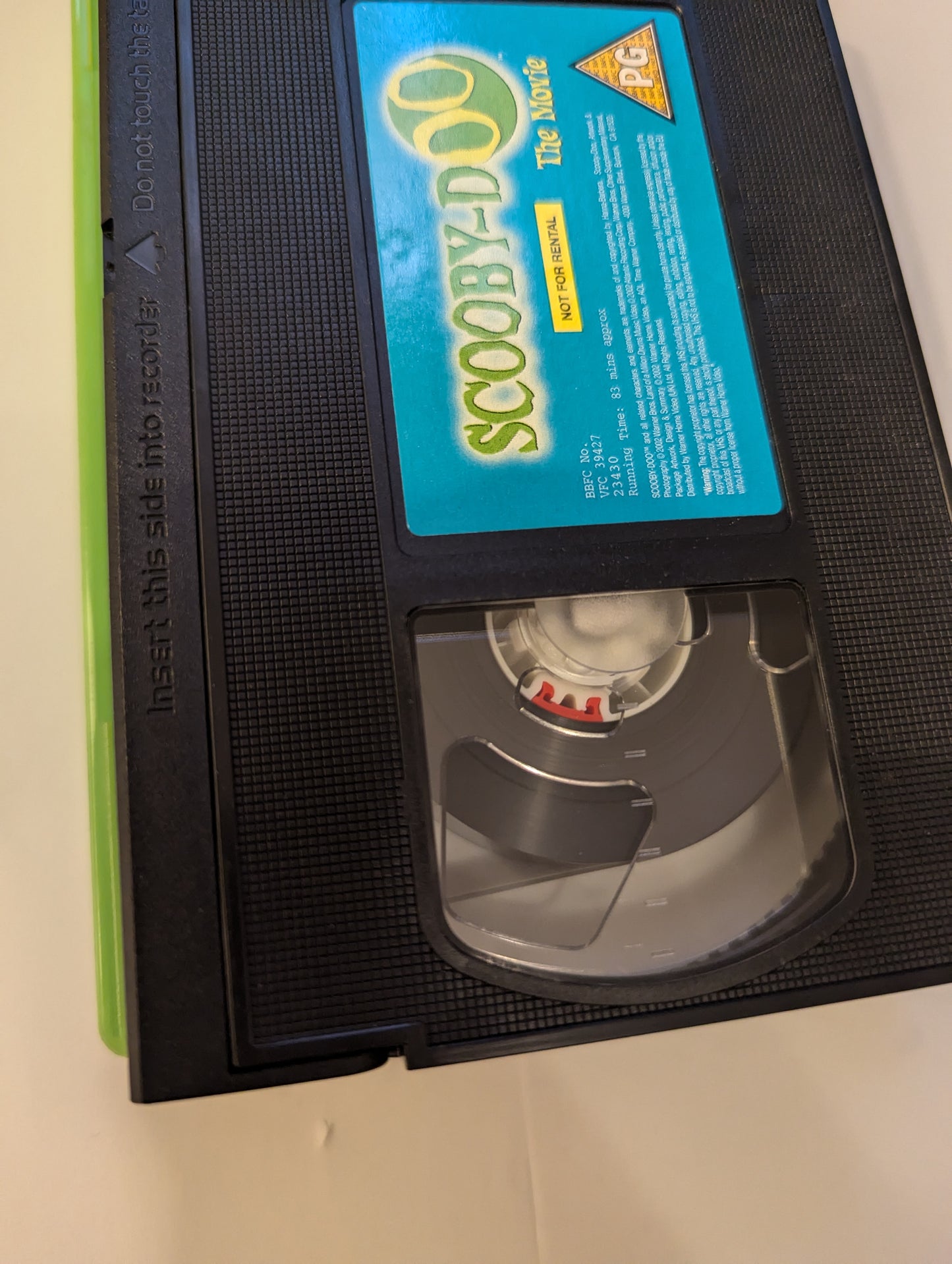 Scooby Doo (2002) VHS Video Green Case