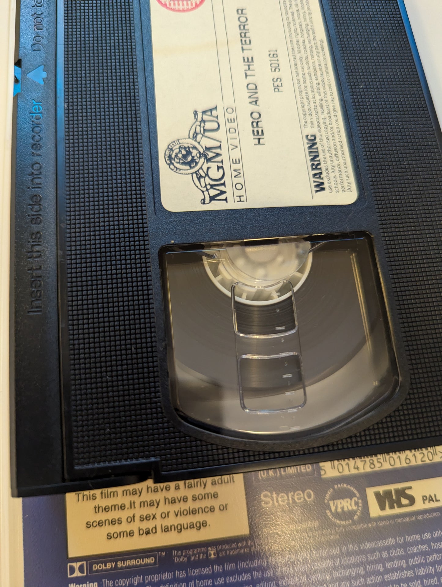 Hero and the Terror (1988) VHS Video